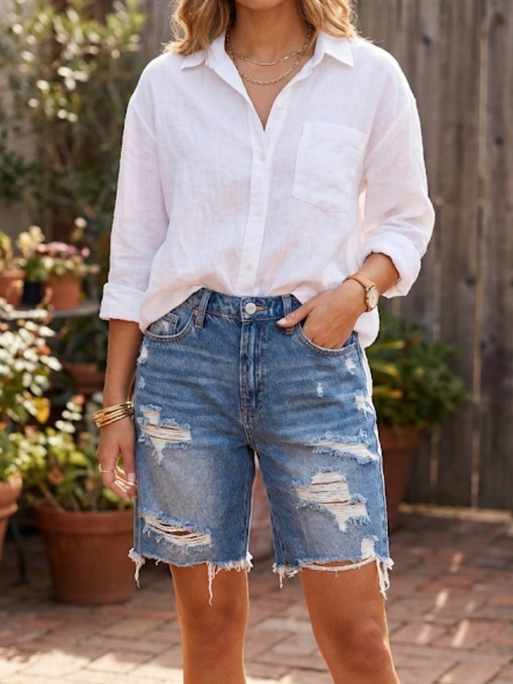 BLANKNYC Denim distressed  Cut off Shorts. Size 29 New with tags.